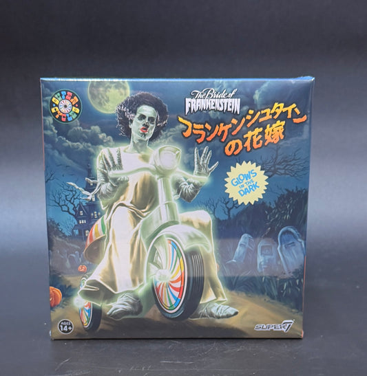 Bride of Frankenstein Universal Monsters Super Cycles Previews Exclusive Glow-In-The-Dark Figure Super7