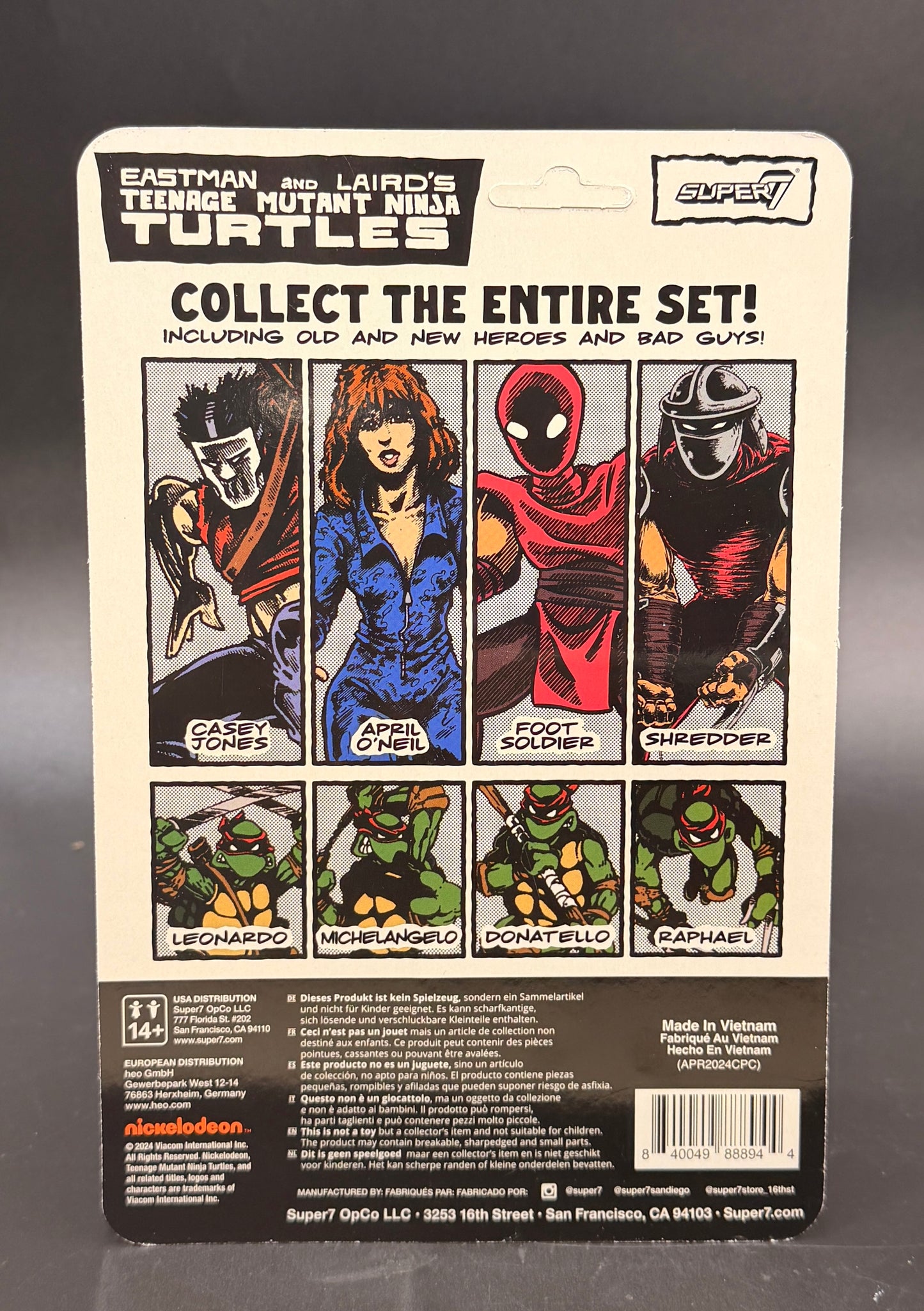 Casey Jones (Comic Color) Teenage Mutant Ninja Turtles 3.75 in. Action Figure ReAction Super7