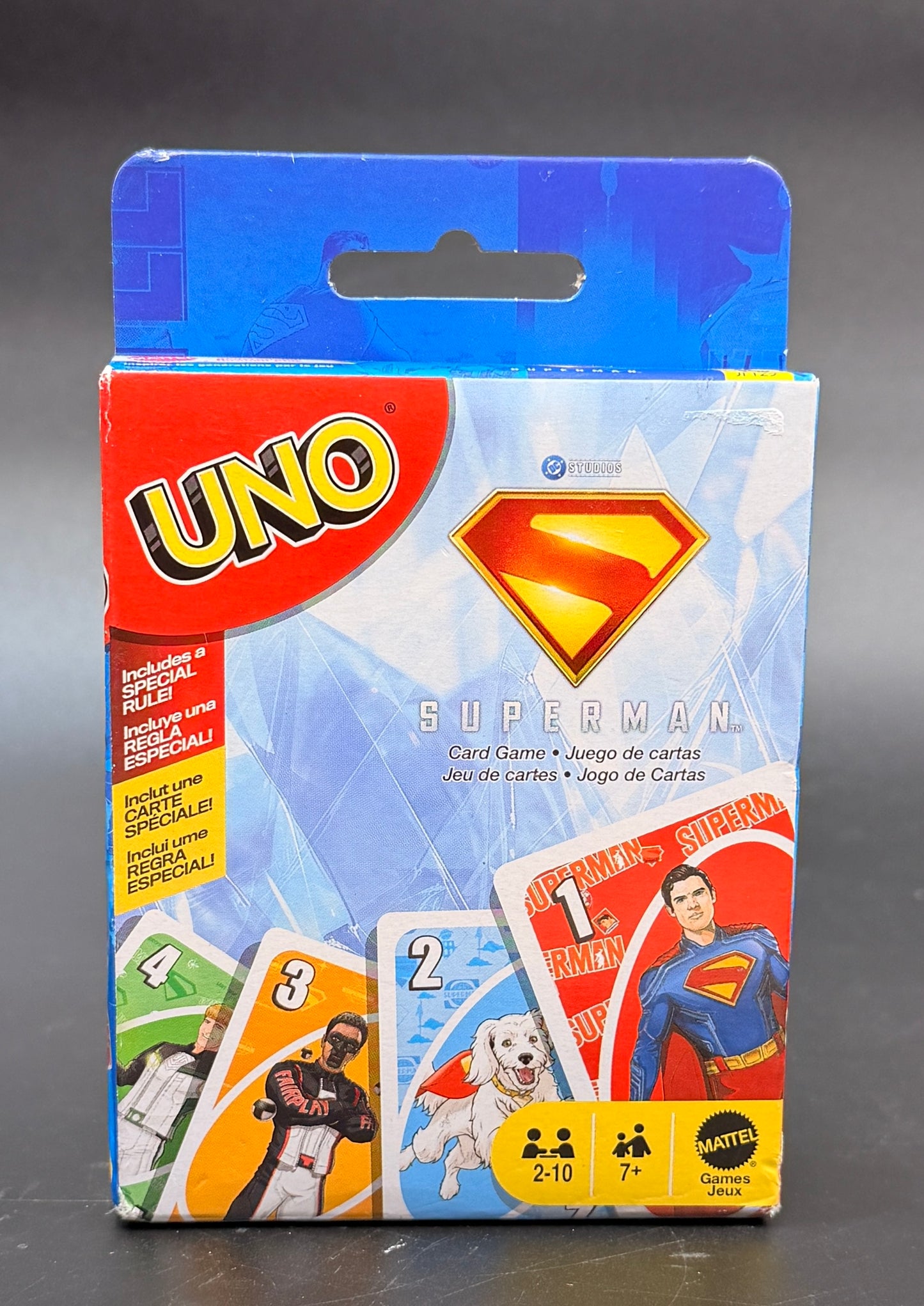 Superman Uno Card Set Mattel