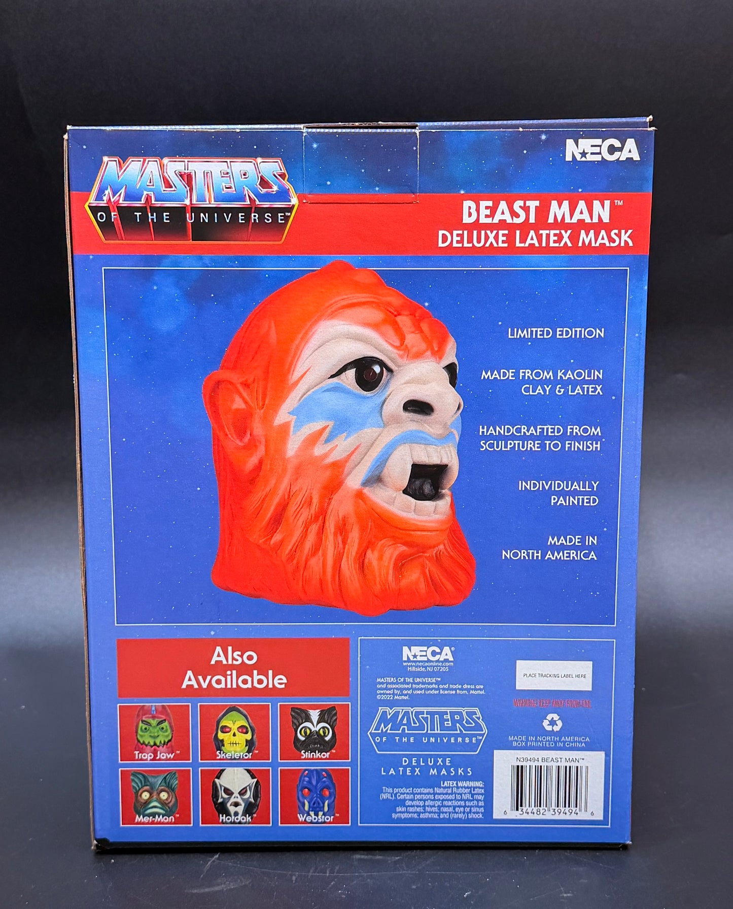 Beast Man Masters of the Universe Deluxe Latex Mask NECA 2025