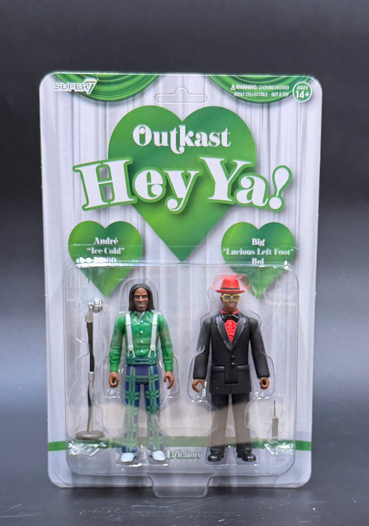Outkast (Hey Ya!) 2 Pack Action Figure Set ReAction Super7