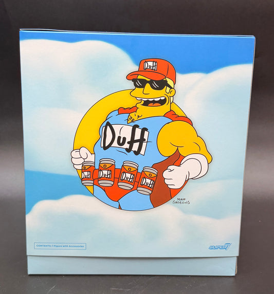 Duffman The Simpsons 7 in. Action Figure Ultimates! Super7