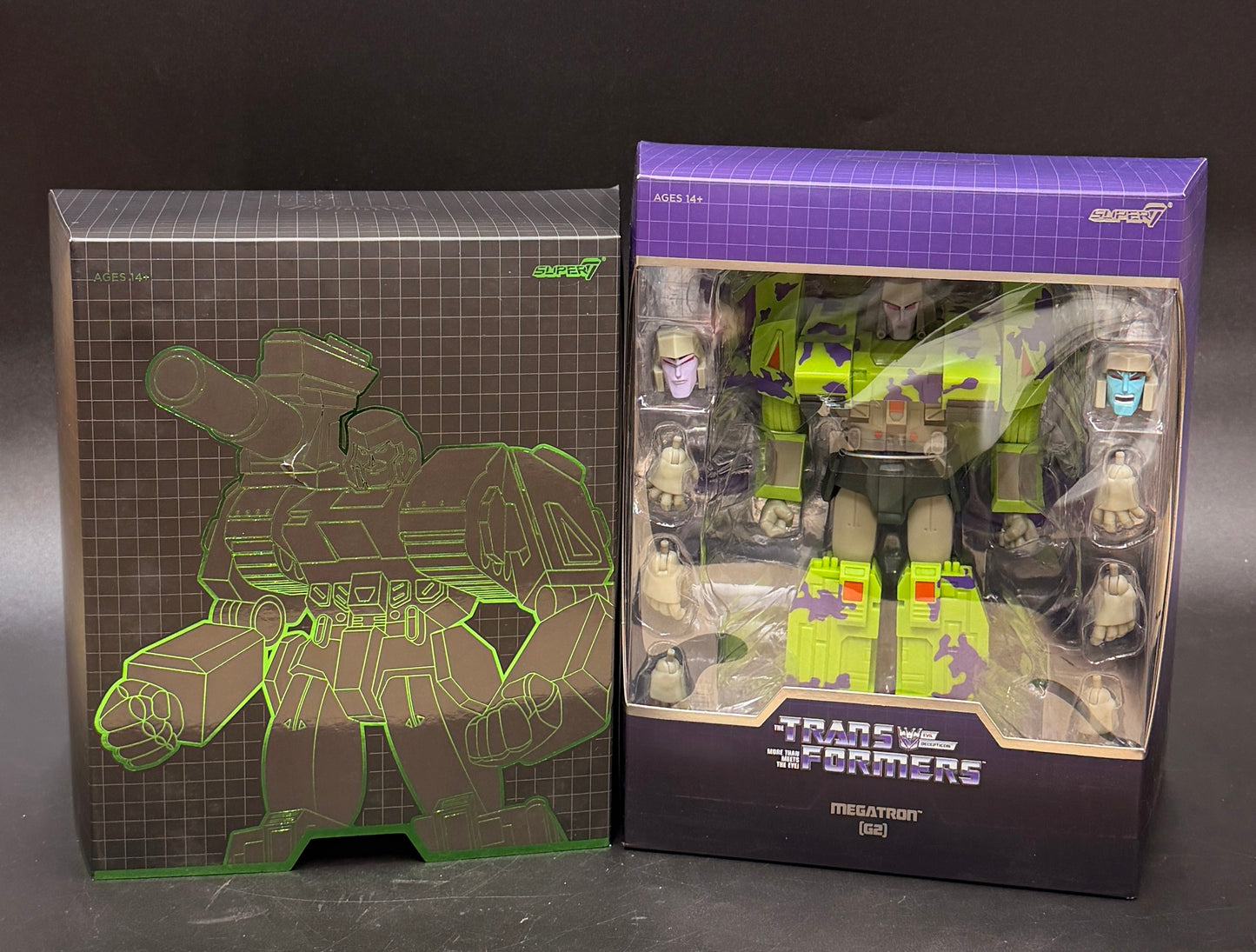 Megatron (G2) Transformers 7 in. Action Figure Ultimates! Super7