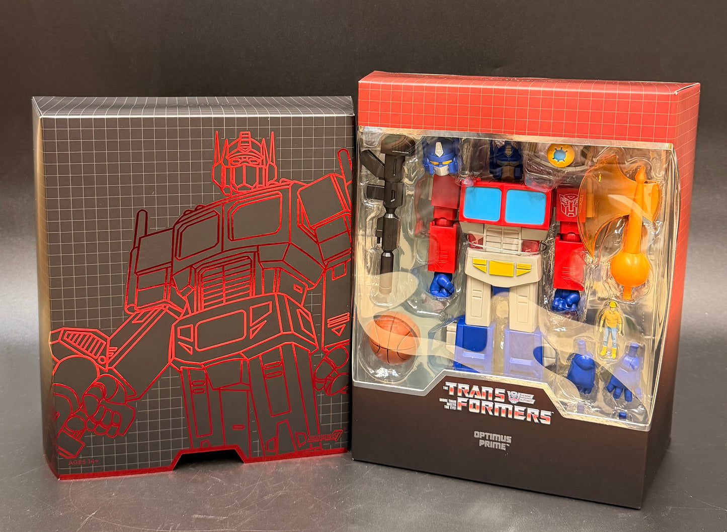 Optimus Prime Transformers 7 in. Action Figure Ultimates! Super7