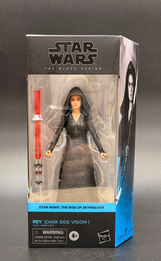 Dark Rey Star Wars: The Rise of Skywalker Black Series Action Figure Hasbro Front Box View.