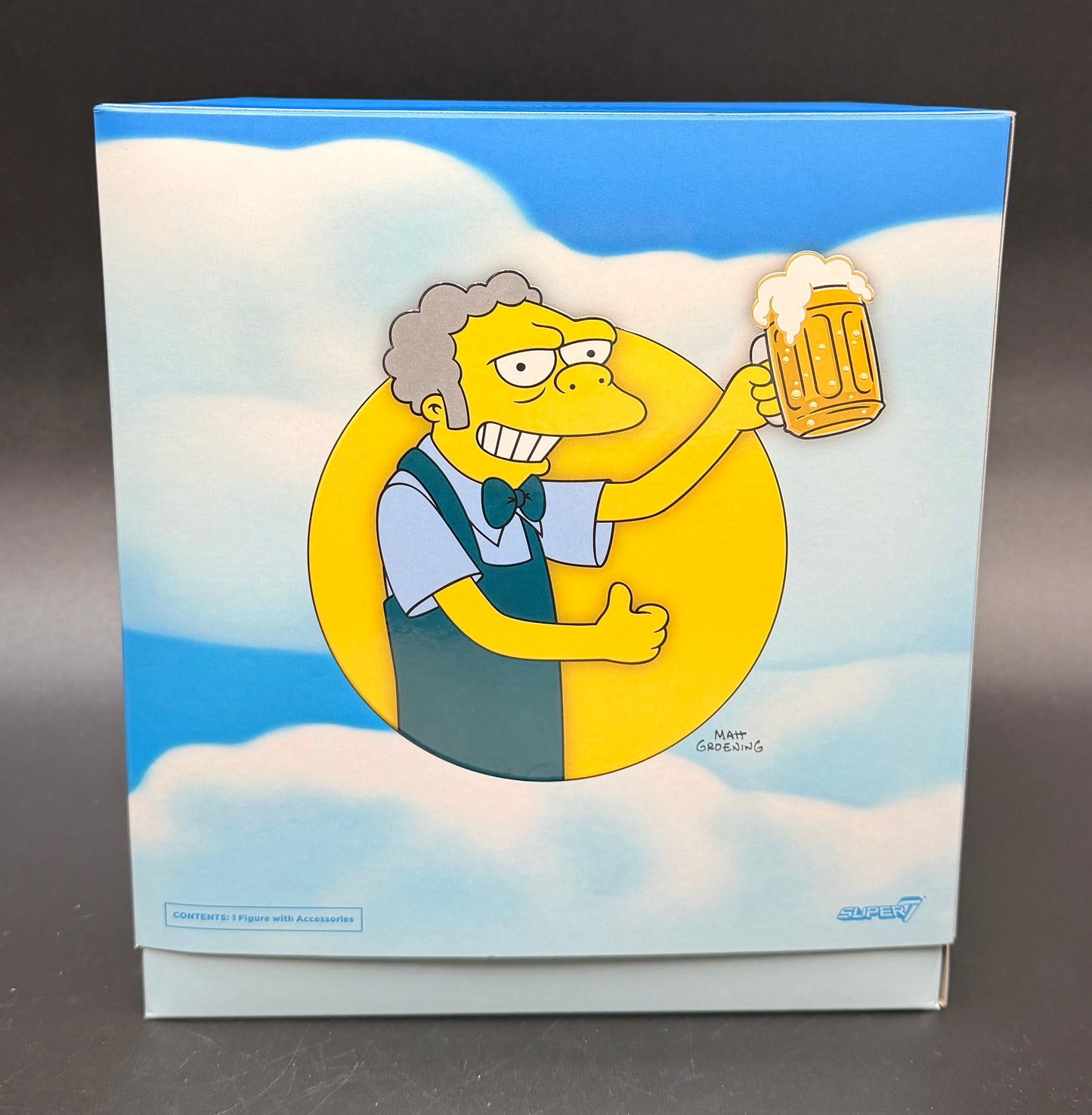 Moe The Simpsons (Wave 1) 7 in. Action Figure Ultimates! Super7