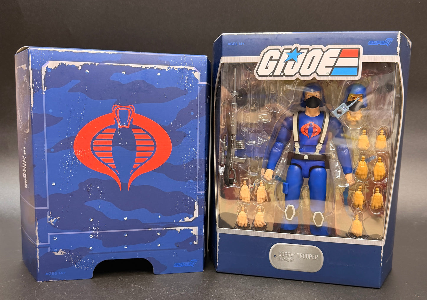 Cobra Trooper GI Joe (Wave 1) 7 in. Action Figure Ultimates! Super7