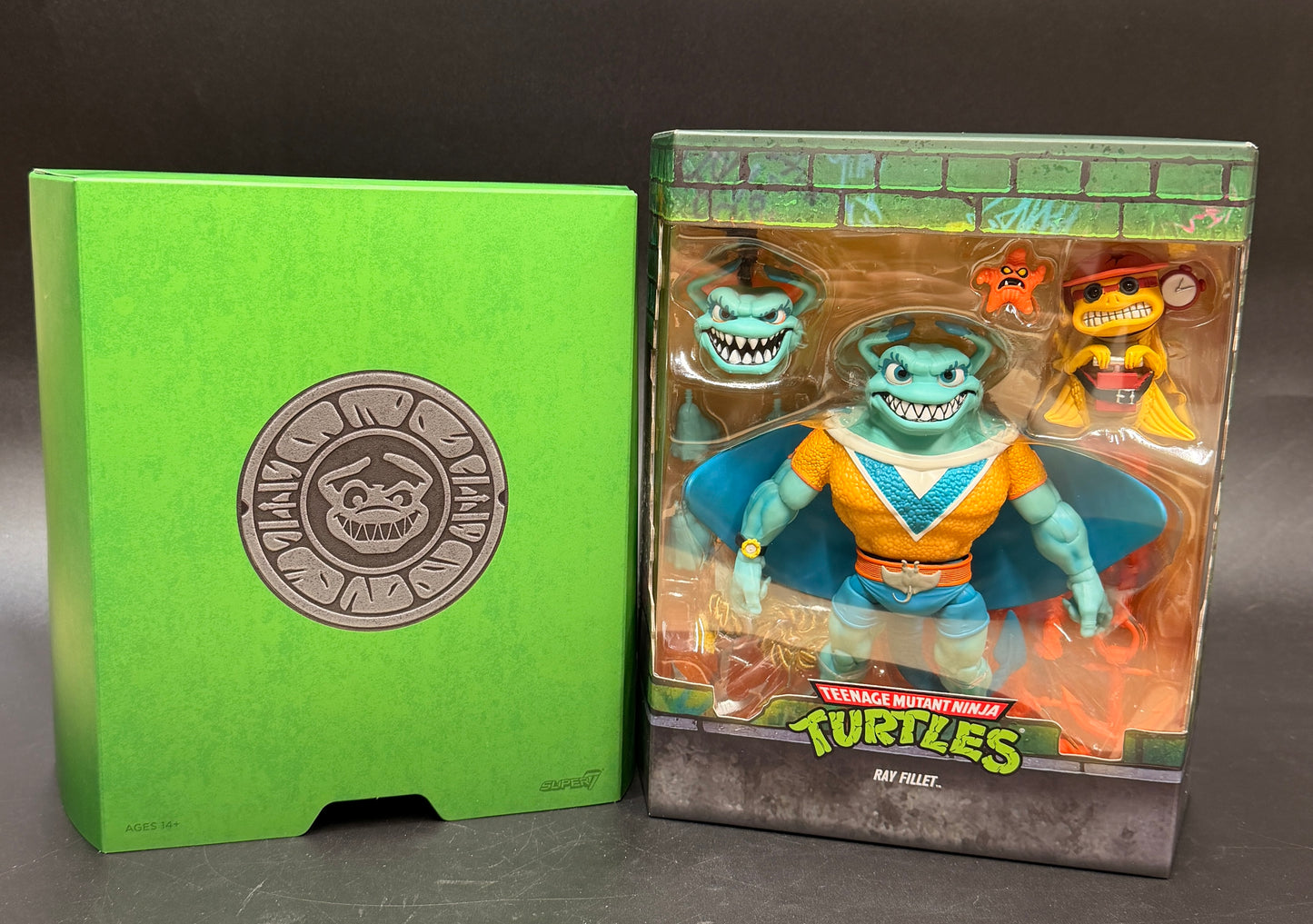 Ray Fillet Teenage Mutant Ninja Turtles 7 in. Action Figure Ultimates! Super7
