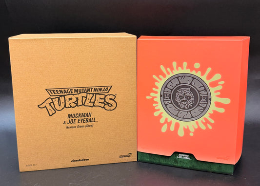 Muckman & Joe Eyeball (Glow in the Dark 2022 NYCC Exclusive) Teenage Mutant Ninja Turtles 7 in. Action Figure Ultimates! Super7