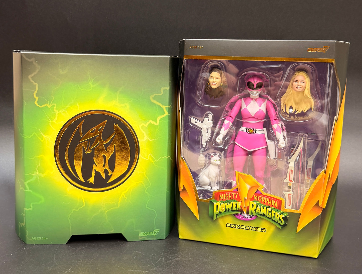 Pink Ranger Mighty Morphin Power Rangers 7 in. Action Figure Ultimates! Super7