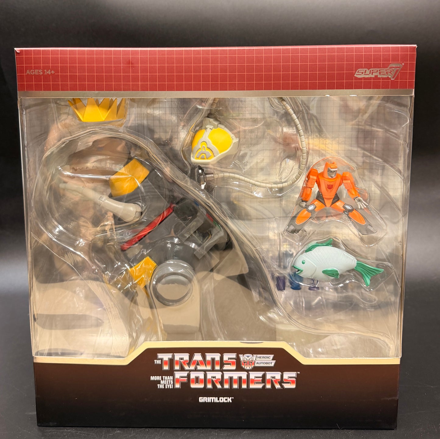 Grimlock (Dino Mode) Transformers 7 in. Action Figure Ultimates! Super7