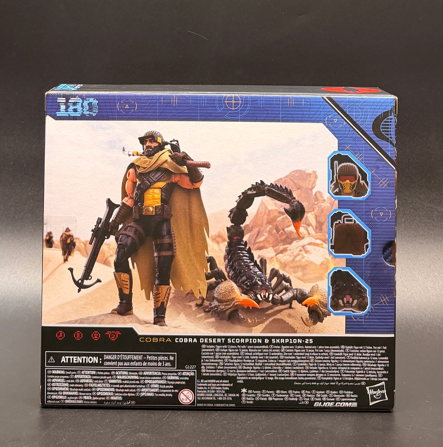 Cobra Desert Scorpion & SKRP10N-25 GI Joe Classified #180 Series Action Figure Hasbro