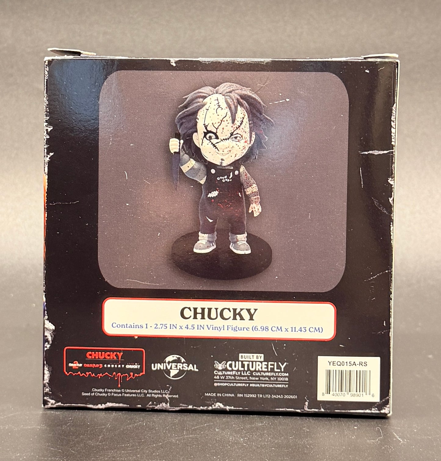 Chucky Blood Splatter Variant Vinyl Figure CultureFly Child's Play