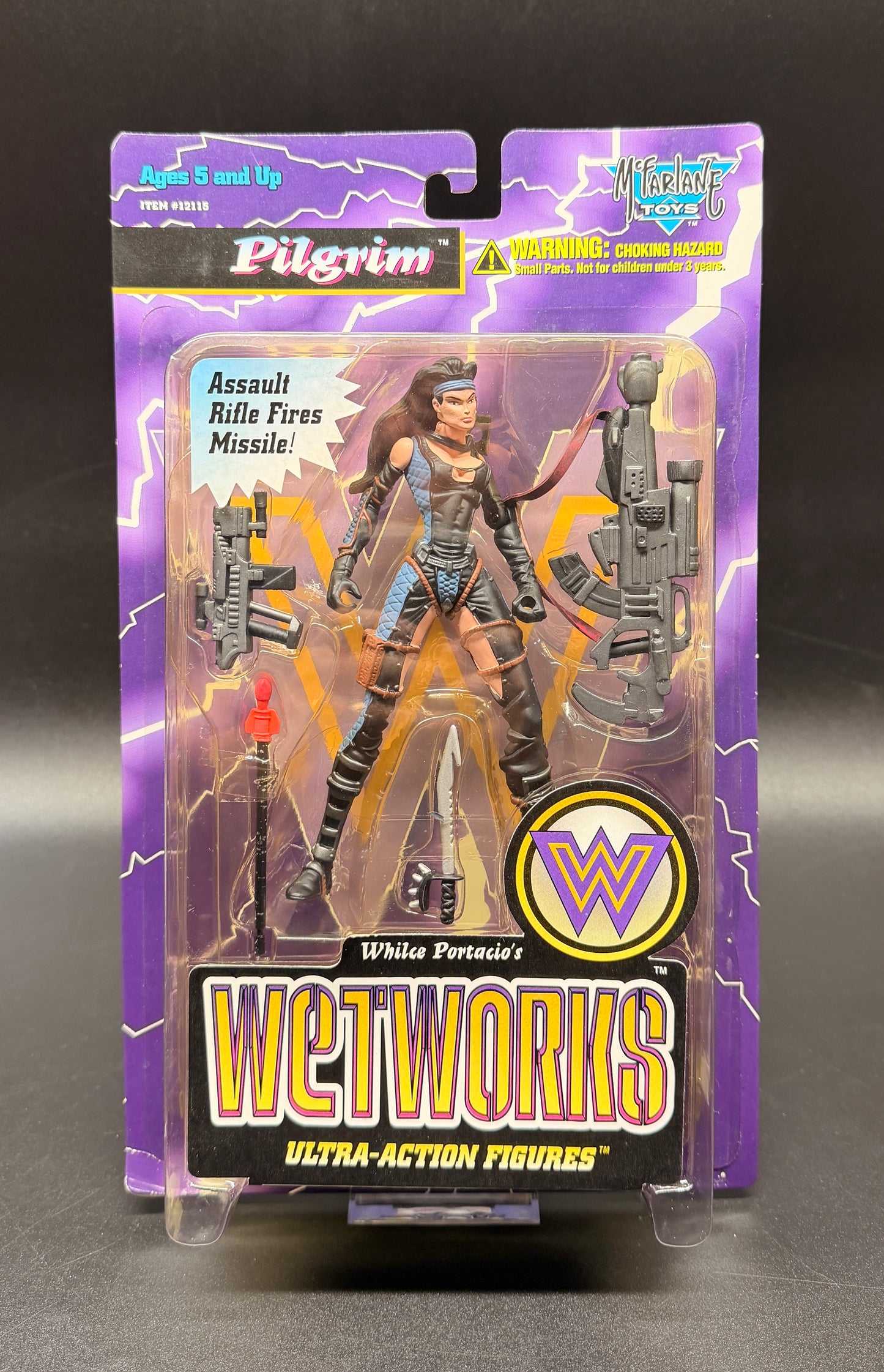 Pilgrim Blue Variant Wetworks Series 2 McFarlane Toys 1996
