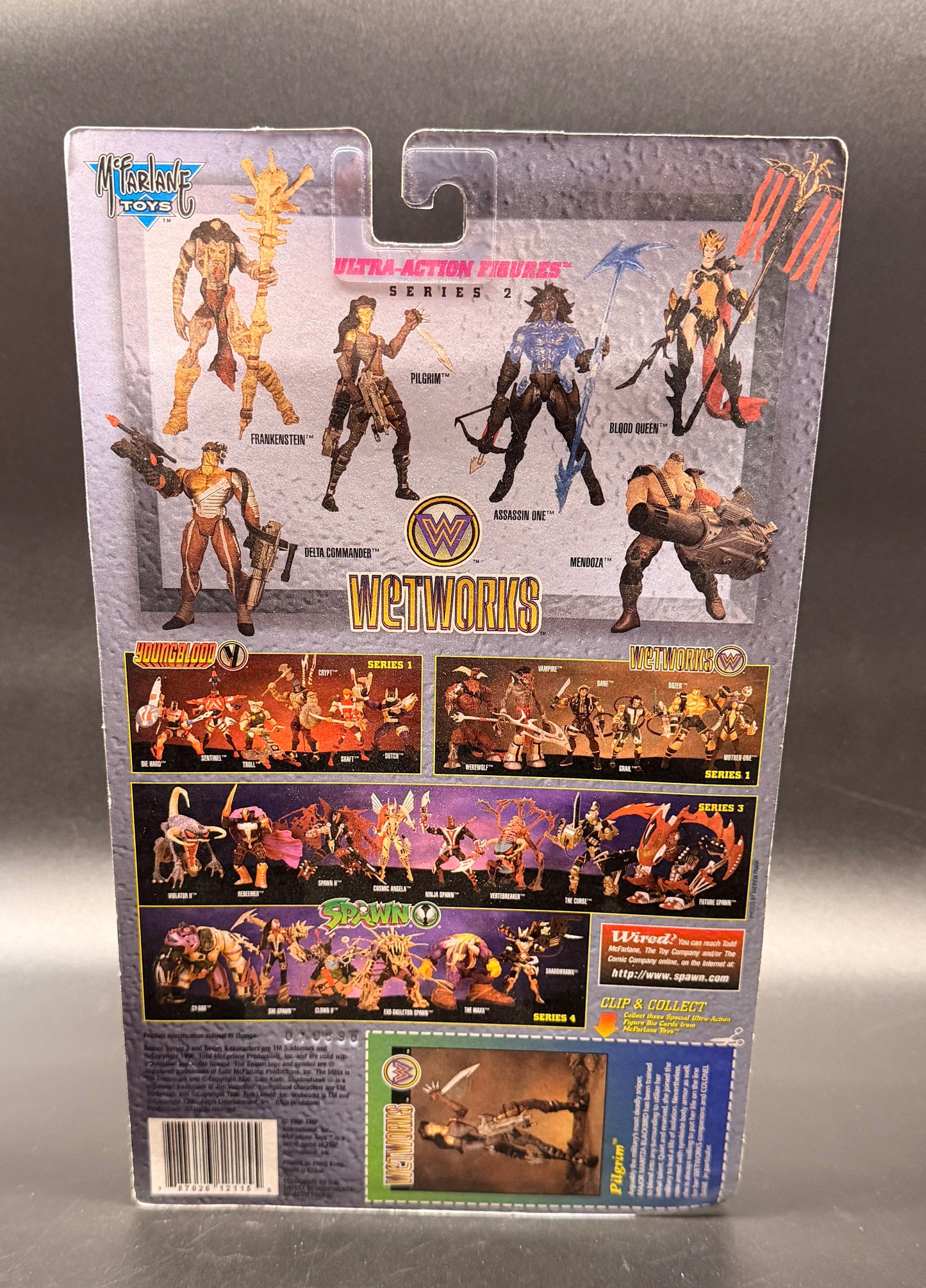 Pilgrim Blue Variant Wetworks Series 2 McFarlane Toys 1996