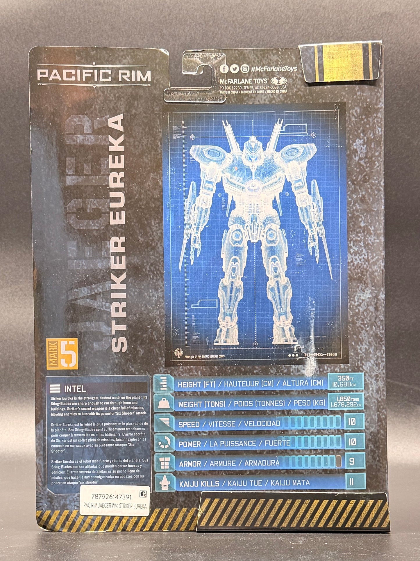 Pacific Rim: Tales From The Drift Striker Eureka 4" Action Figure Playset with Comic McFarlane Toys
