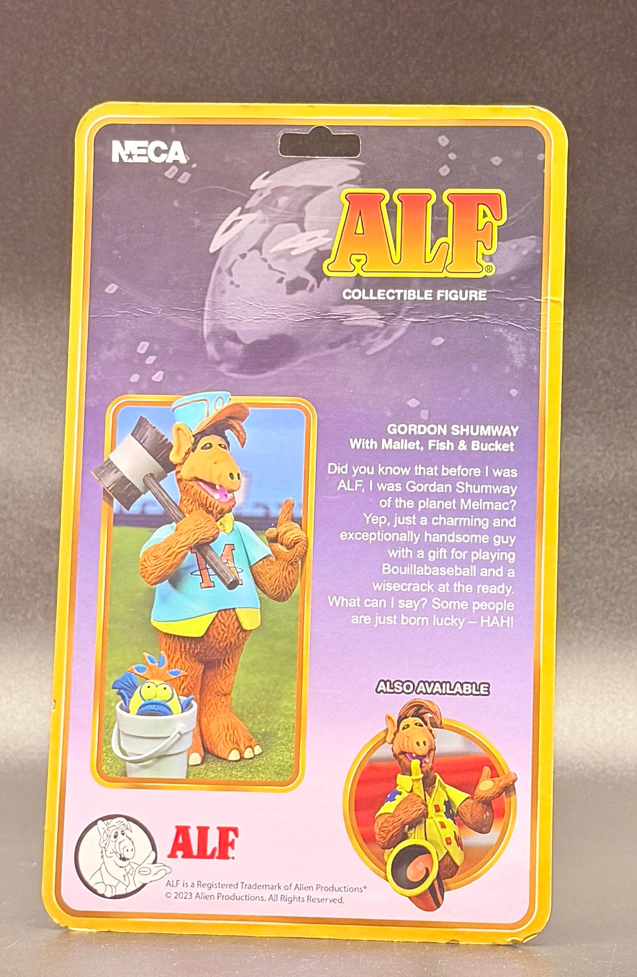 NECA Toony Classics ALF (Gordon Shumway) Baseball Version Action Figure 2023