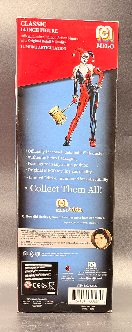 Mego DC Comics Harley Quinn 14-Inch Action Figure 2018