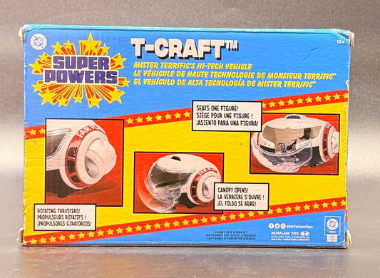 T-Craft (Mr. Terrific's Hi-Tech Vehicle) Superman DC Super Powers Action Figure Vehicle McFarlane Toys 2025