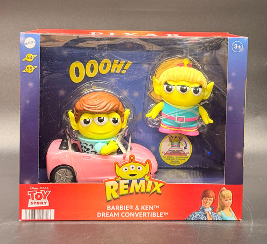 Alien Remix Barbie and Ken Dream Convertible Disney Pixar Mattel 2021