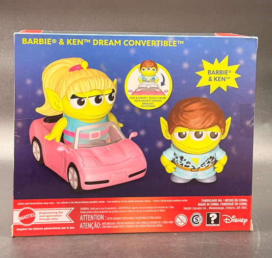 Alien Remix Barbie and Ken Dream Convertible Disney Pixar Mattel 2021