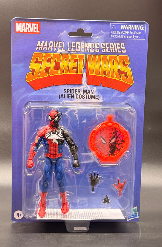 Spider-Man Alien Costume Secret Wars Marvel Legends Action Figure Hasbro 2026