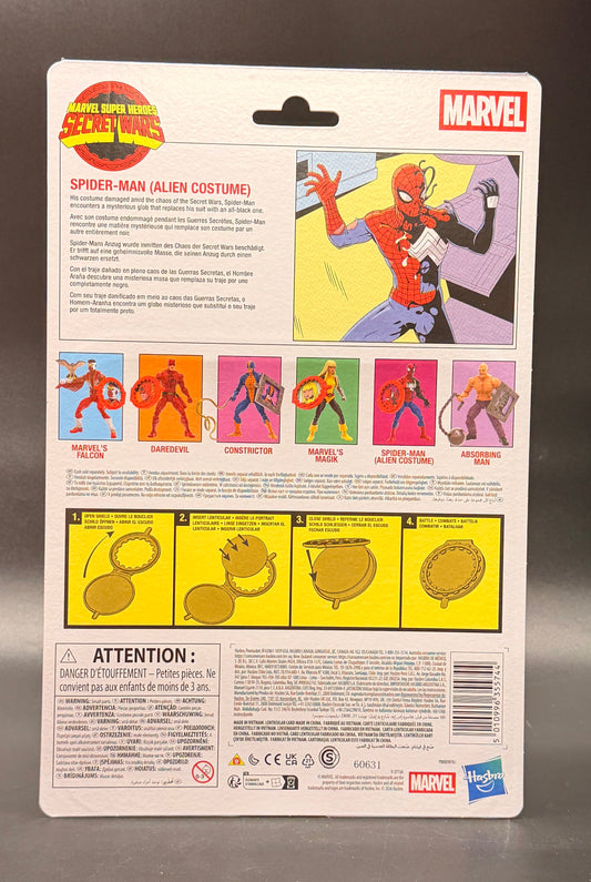 Spider-Man Alien Costume Secret Wars Marvel Legends Action Figure Hasbro 2026