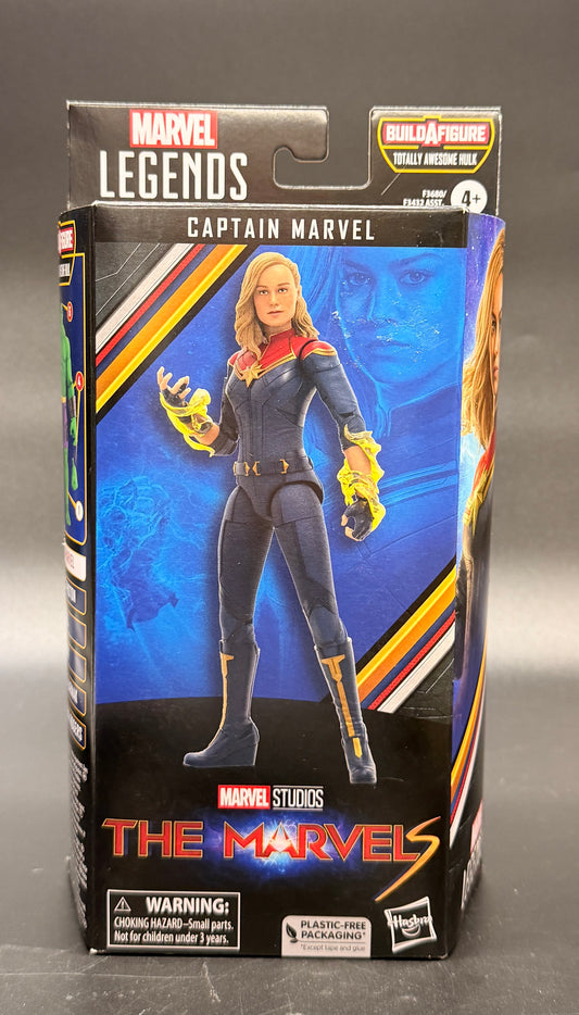Captain Marvel (The Marvels) Marvel Legends (Totally Awesome Hulk BAF) Action Figure Hasbro