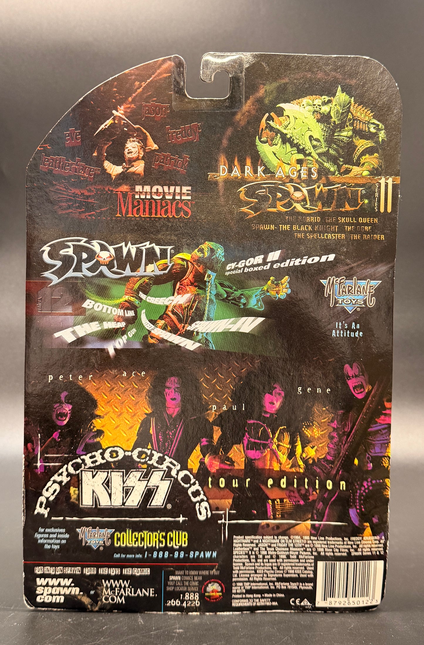 Ace Frehley KISS Psycho Circus Tour Edition McFarlane Toys 1998