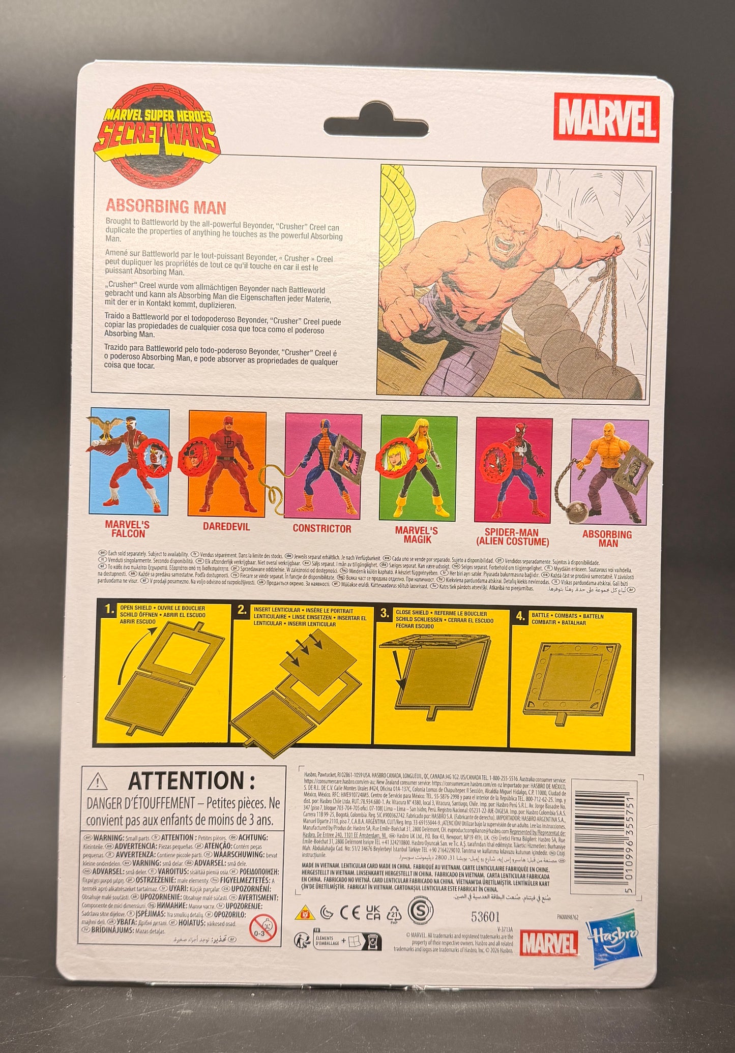 Absorbing Man Marvel Legends Secret Wars Action Figure Hasbro 2026