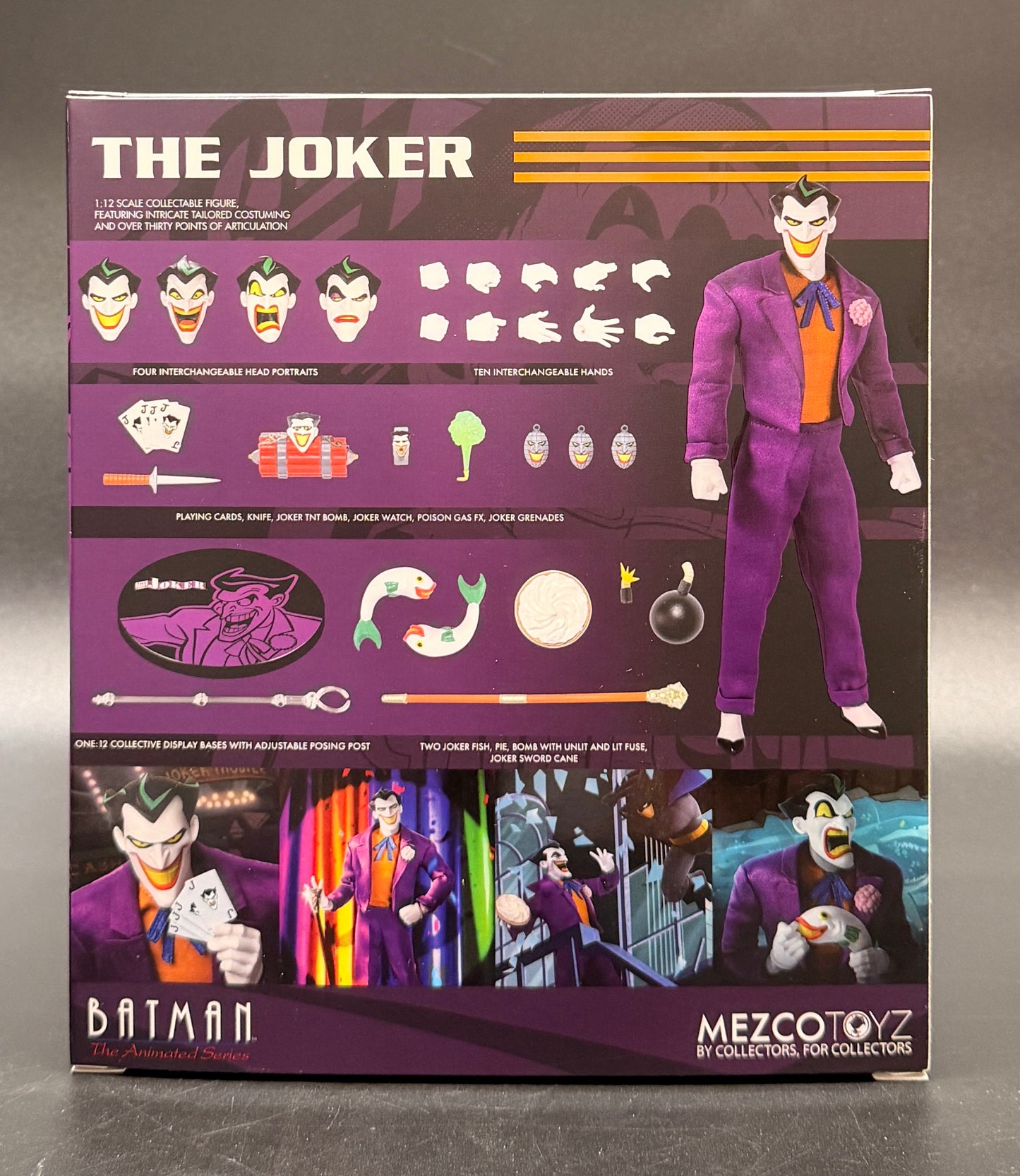The Joker Batman: The Animated Series Action Figure DC Mezco Toyz One:12 Collective 2025