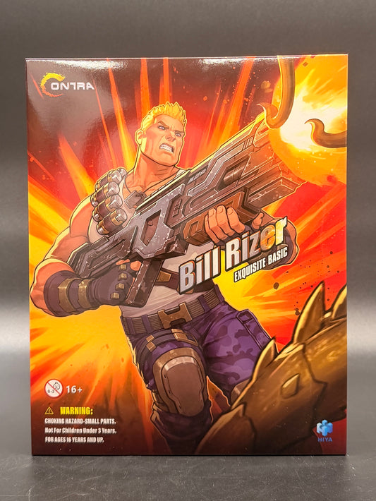 Bill Rizer Contra: Operation Galuga Exquisite Basic Series 6 in. Action Figure Konami HIYA Toys 2024