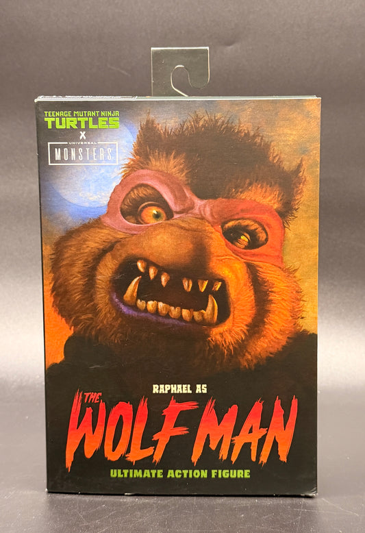 Wolf Man (Raphael) Teenage Mutant Ninja Turtles X Universal Monsters Action Figure NECA 2025