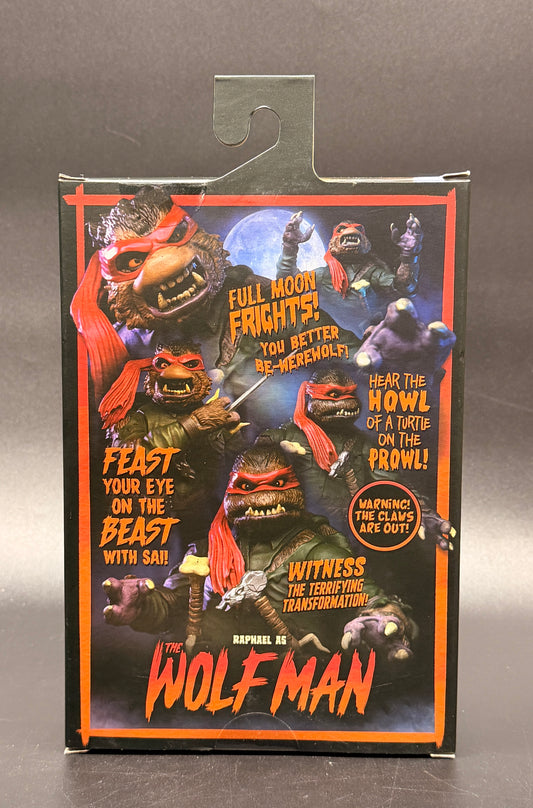 Wolf Man (Raphael) Teenage Mutant Ninja Turtles X Universal Monsters Action Figure NECA 2025
