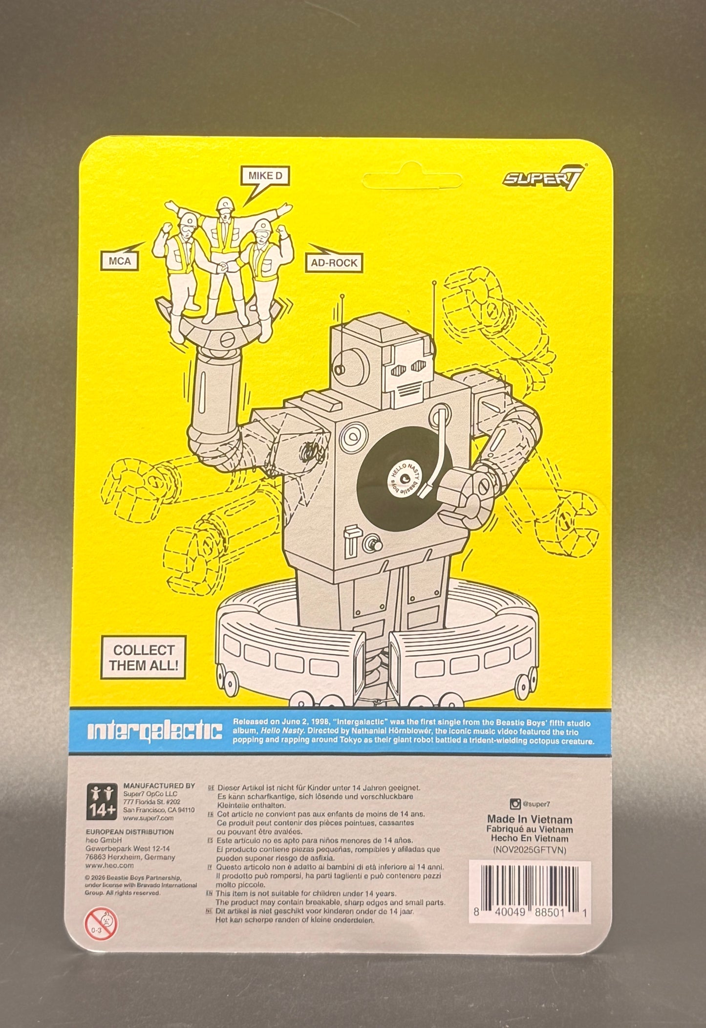 Ad-Rock (Intergalactic Crossing Guard) Beastie Boys 3.75 in. Action Figure ReAction Super7 2026