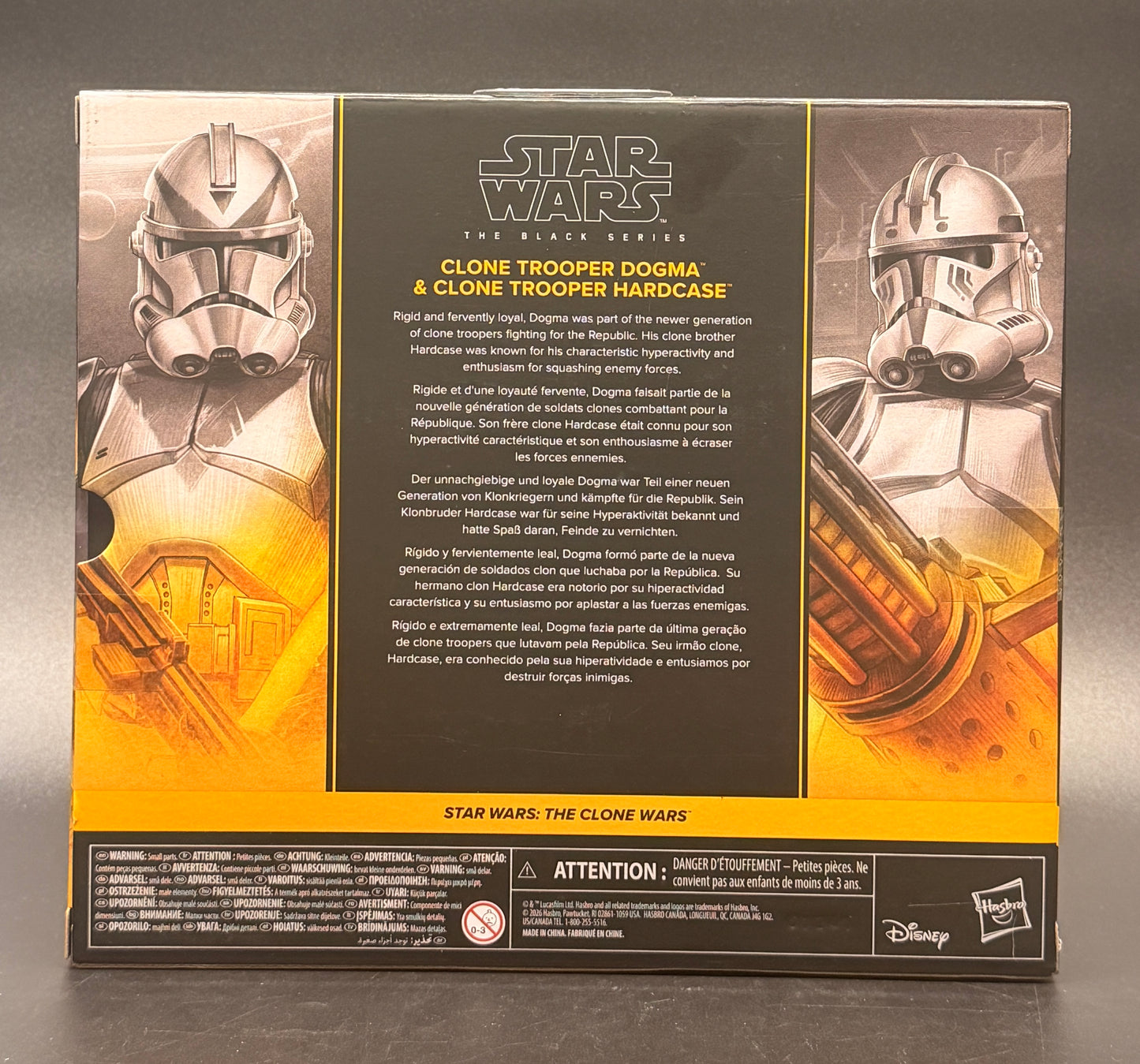 Dogma and Hardcase Star Wars: Clone Wars Black Series Action Figure Set Disney Hasbro 2026