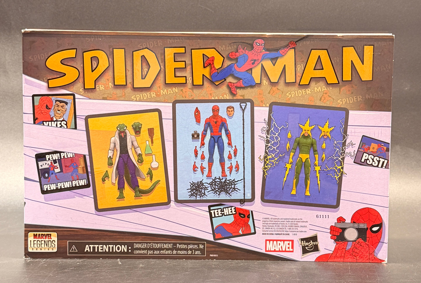 Spider-Man: Meme-tastic Marvel Legends SDCC Exclusive Action Figure Set Hasbro 2026