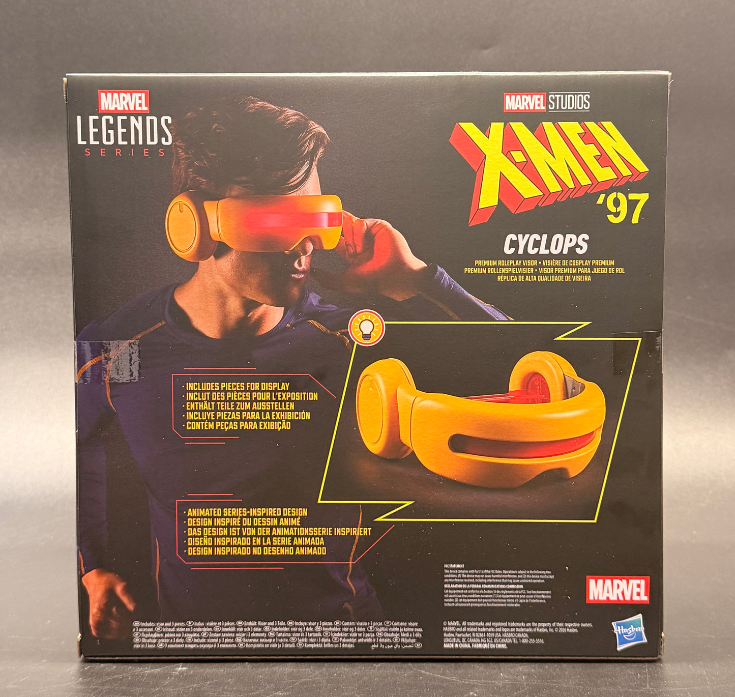 Cyclops X-Men '97 Marvel Legends Premium Replica Visor Hasbro 2026