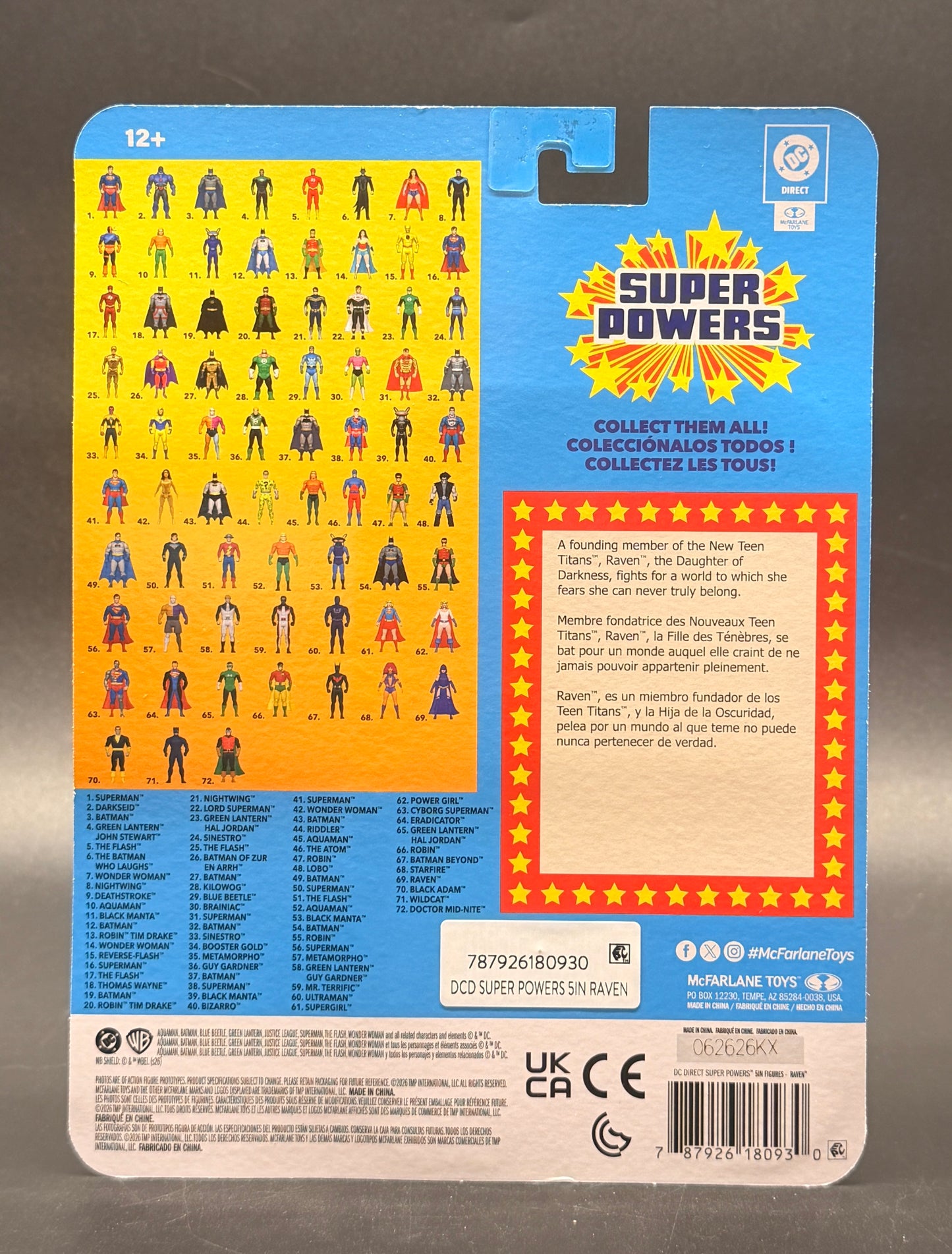 Raven DC Super Powers Action Figure McFarlane Toys 2026