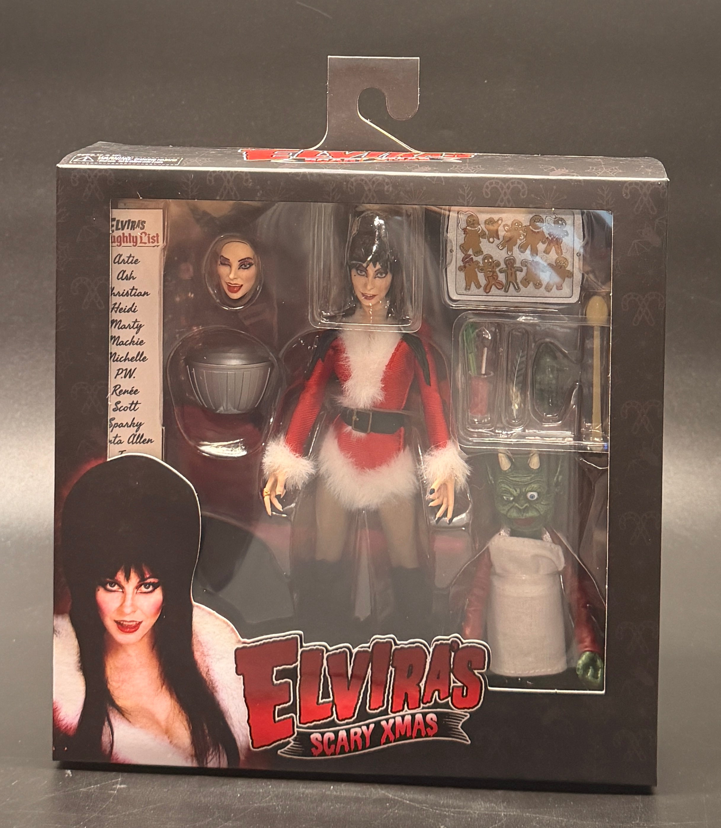 Elvira Very Scary X-Mas Clothed Action Figure NECA 2023