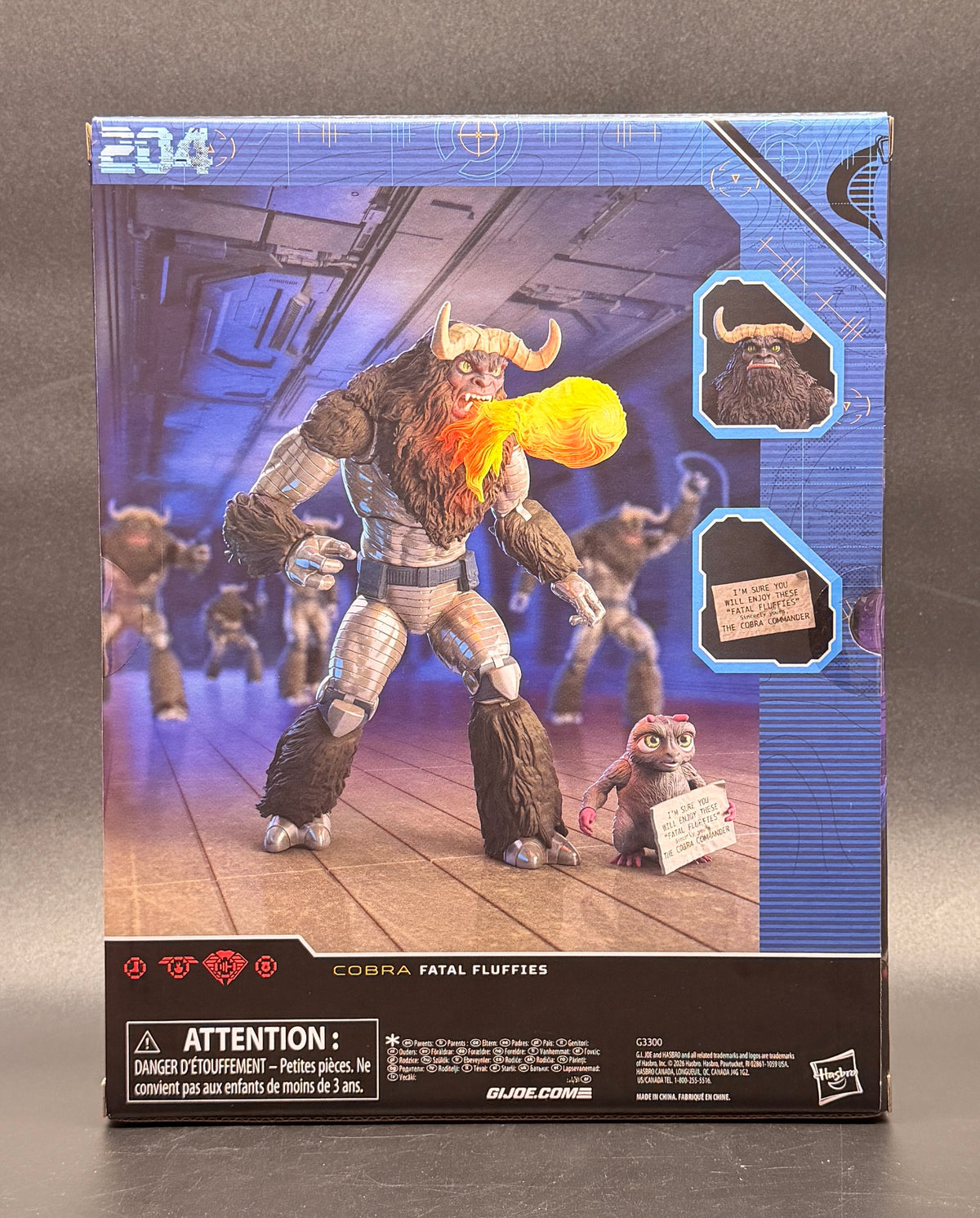 Fatal Fluffies GI JOE Classified Series #204 Action Figure Set Hasbro 2026