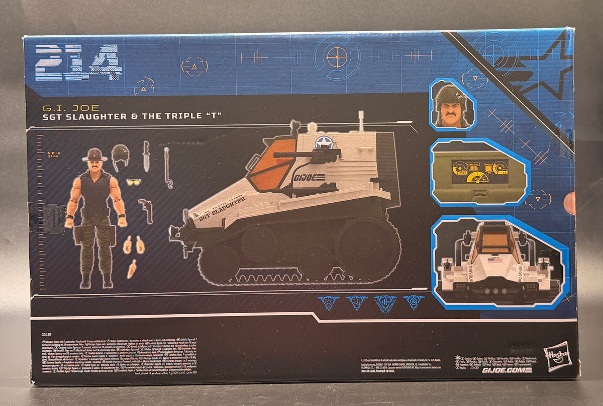 Sgt. Slaughter & Triple T GI JOE Classified Series #214 Action Figure Set Hasbro 2026