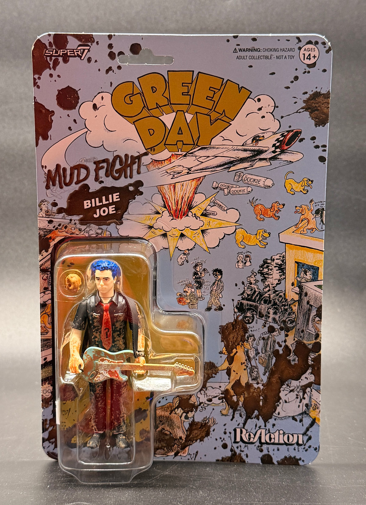 Billie Joe Armstrong Mud Fight Green Day Action Figure ReAction Super7 2026