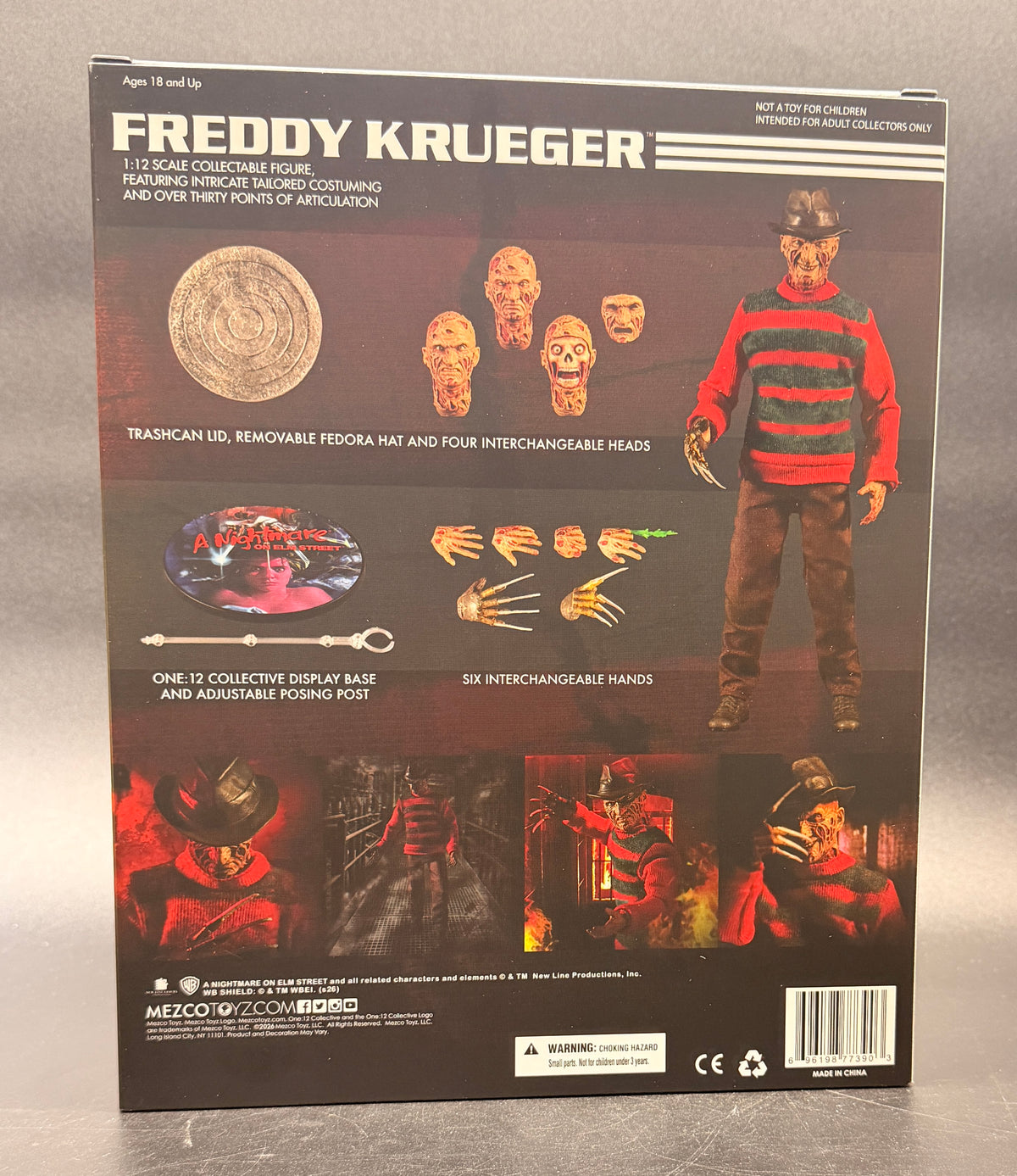 Freddy Nightmare on Elm Street Action Figure Mezco Toyz One:12 Collective 2026