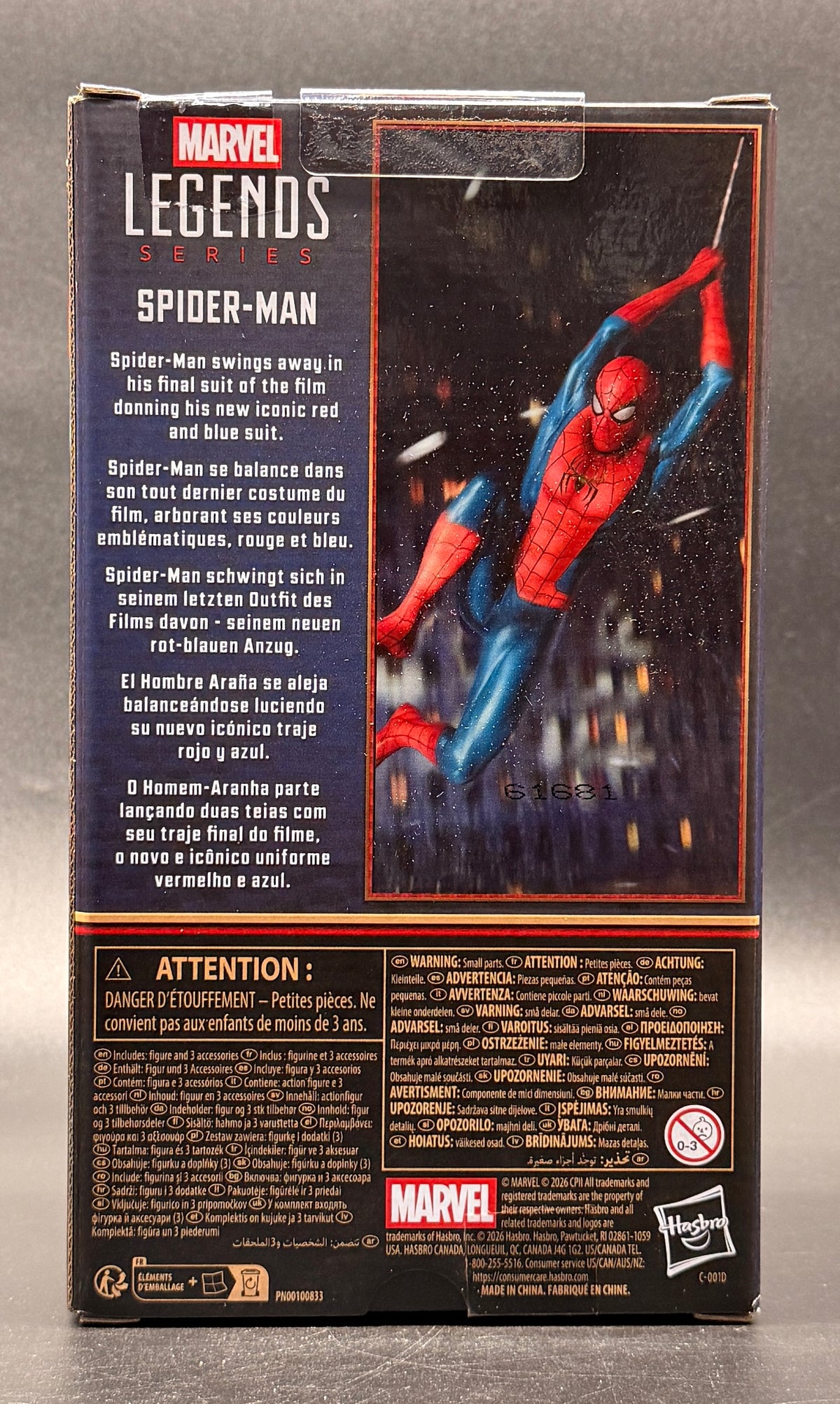 Spider-Man: No Way Home Marvel Legends Action Figure Hasbro 2026