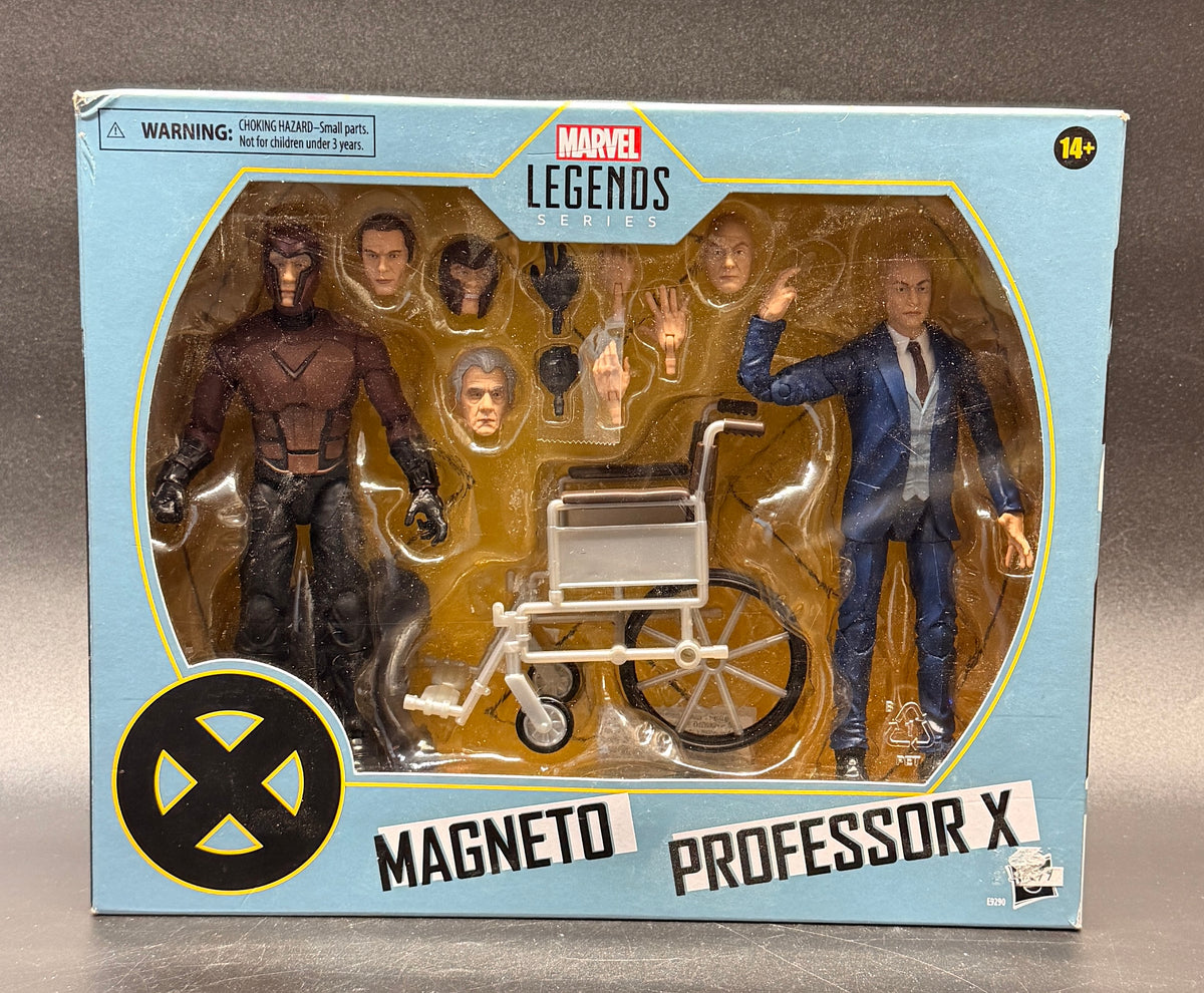 Magneto and Professor X (Opened Box) X-Men Marvel Legends Series Action Figure Set Hasbro 2020