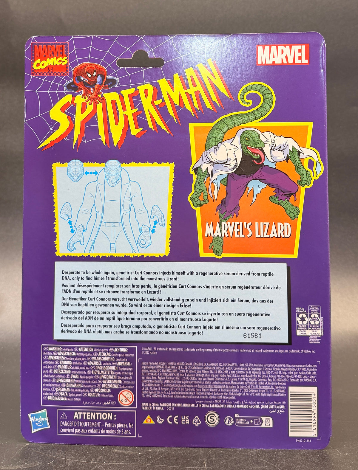 Lizard Retro Marvel Legends Action Figure Hasbro 2026