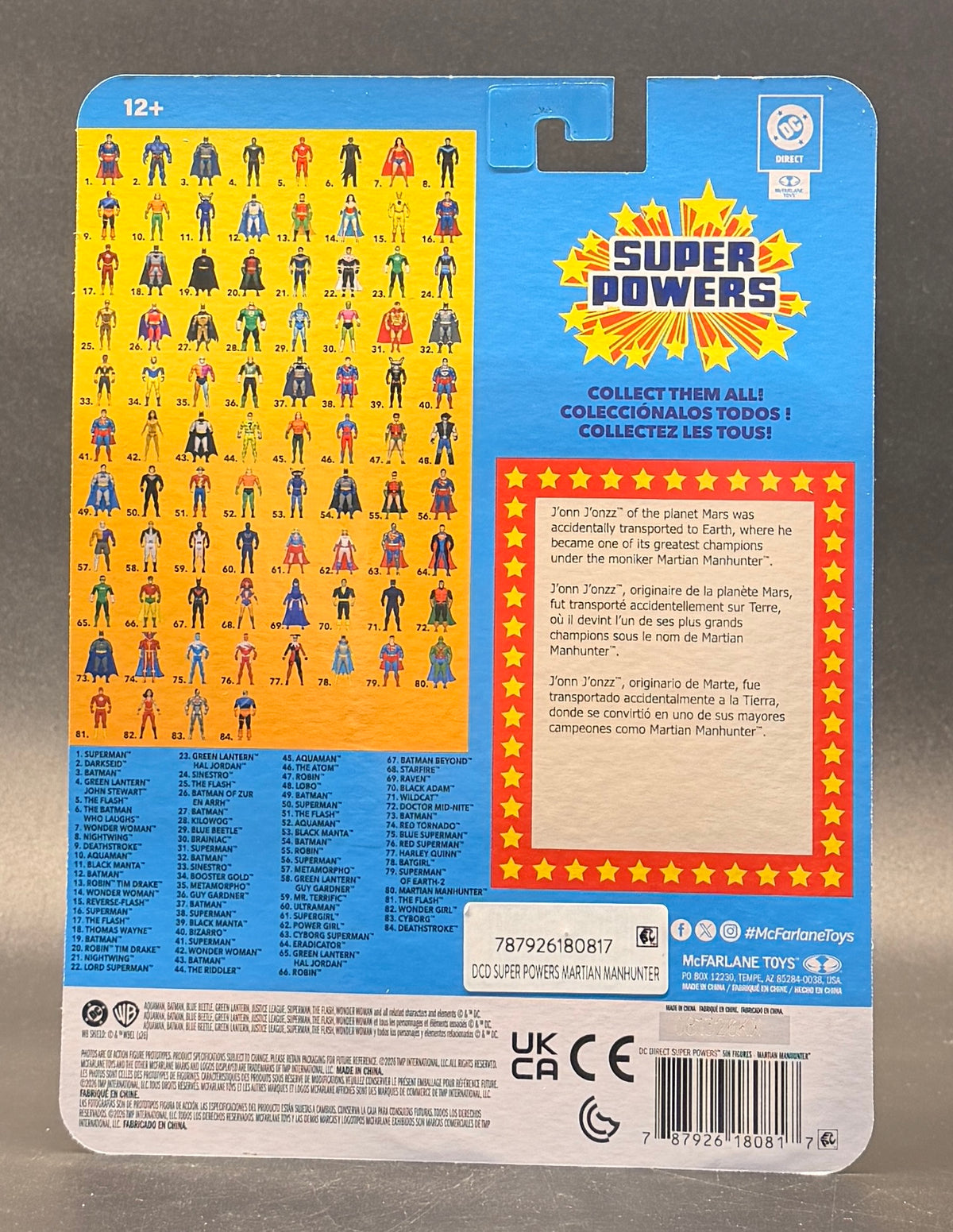 Martian Manhunter DC Super Powers Action Figure McFarlane Toys 2026