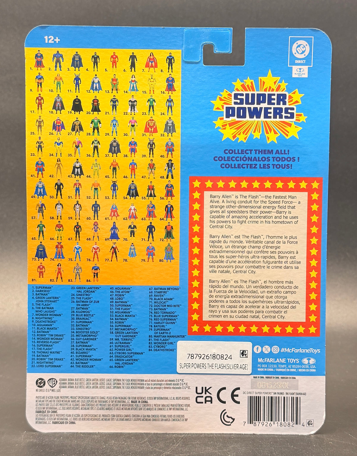 The Flash (Silver Age) DC Super Powers Action Figure McFarlane Toys 2026