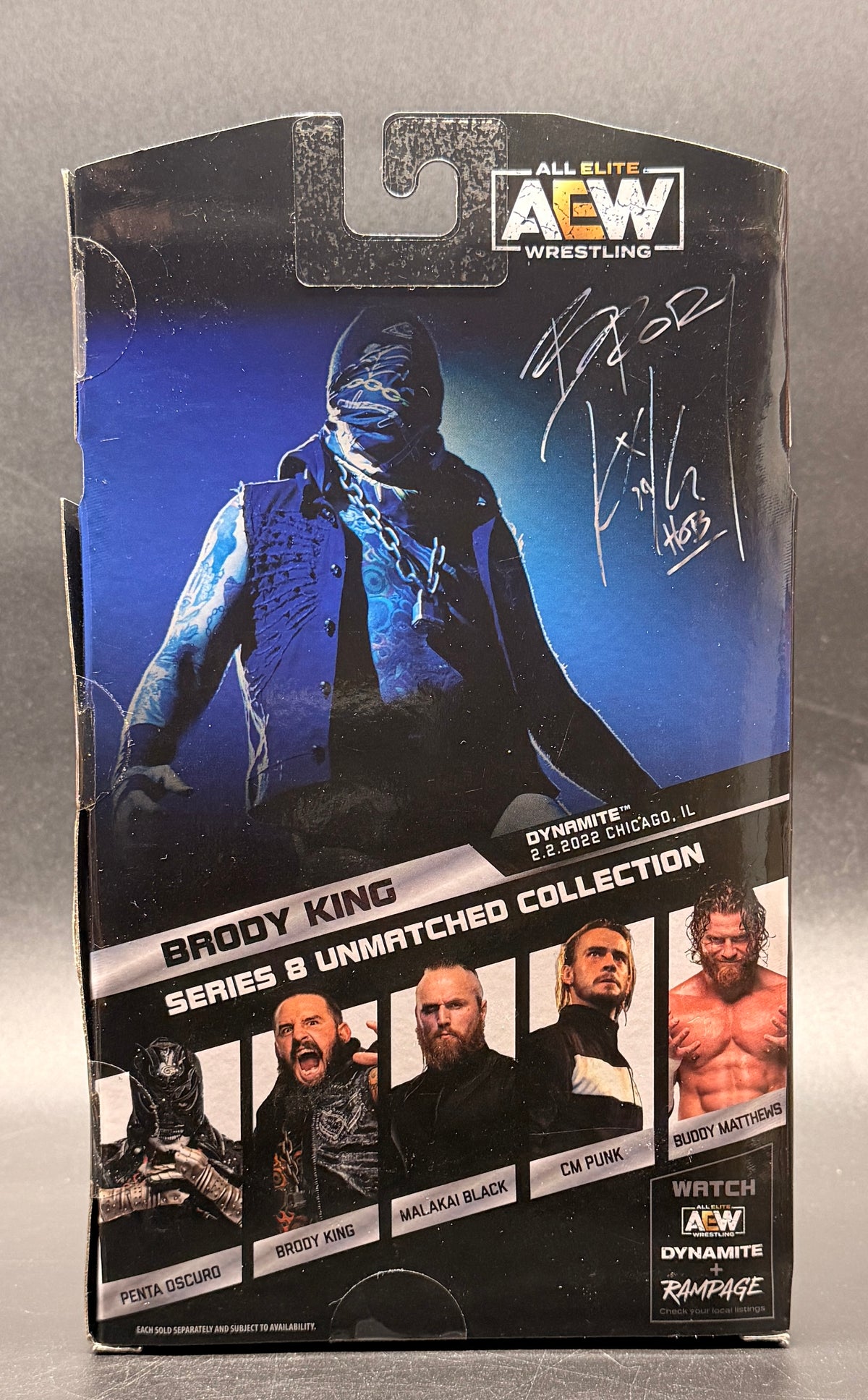 Brody King #65 AEW Unmatched Collection Series 8 Chase Action Figure Jazwares 2024